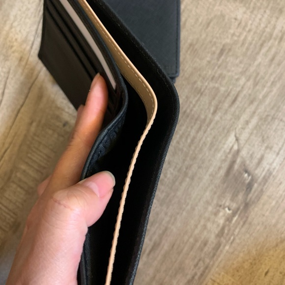 NWT Coach 3 In 1 Wallet Canvas Lexington Saffiano Compact ID Wallet sterling - Picture 6 of 8